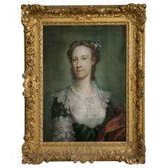 Antique William Hoare R.A. (1707-1792): Pastel Portrait