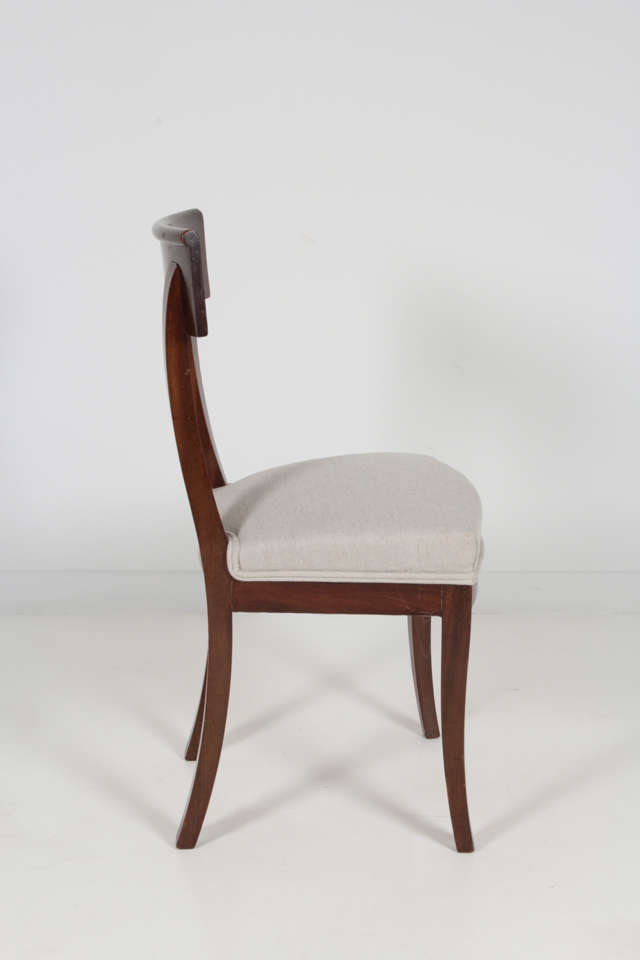 20th Century Set of Six Directoire Chairs For Sale