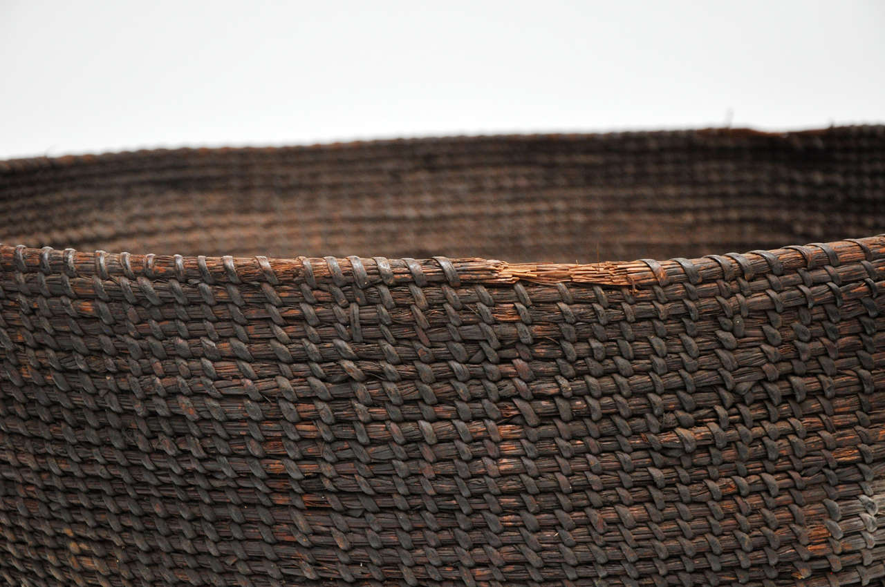 Early 20th Century Woven Nigerian Food Baskets 1