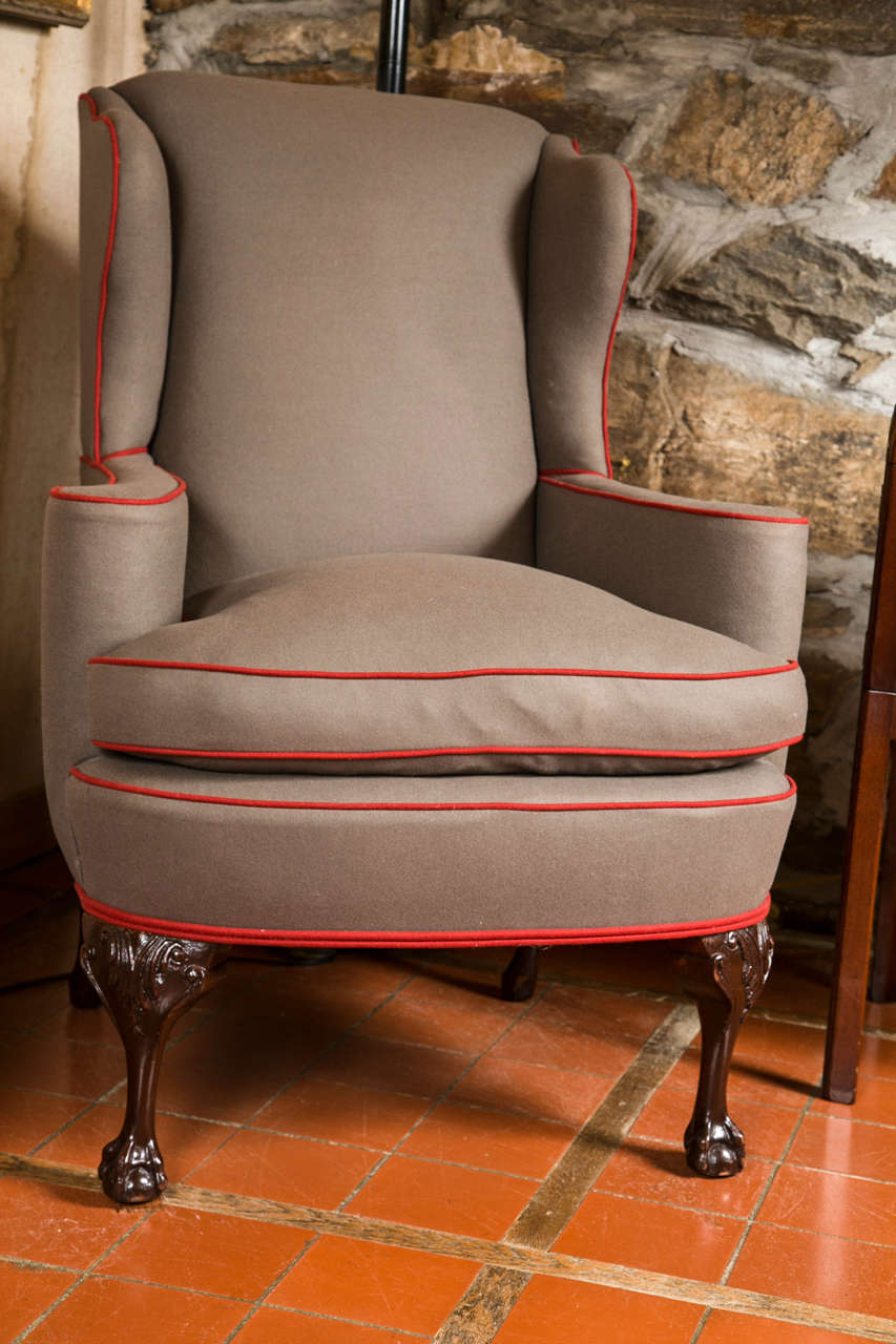 Upholstered Wing Chair 3
