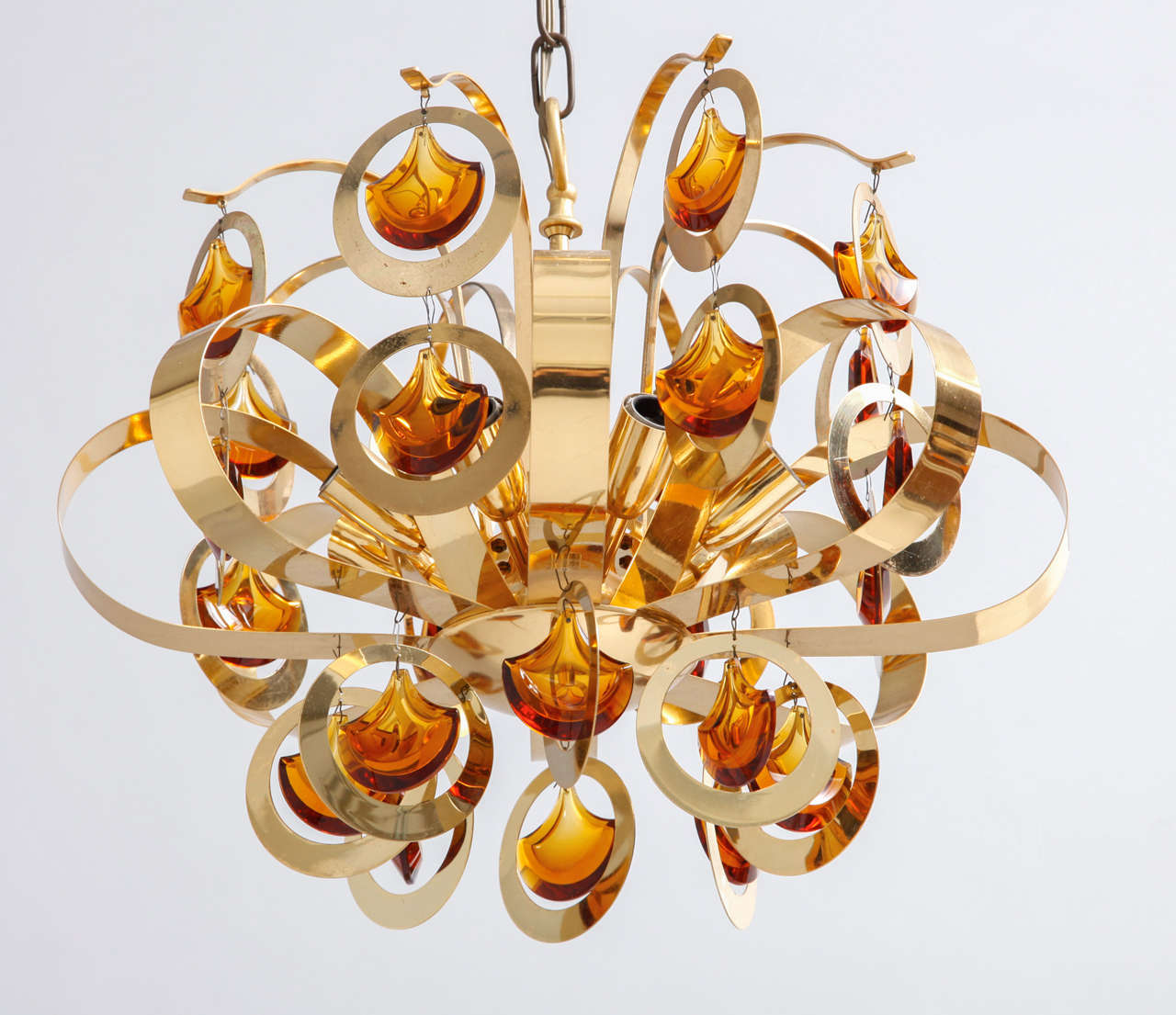Magnificent Murano Modernist Chandelier
