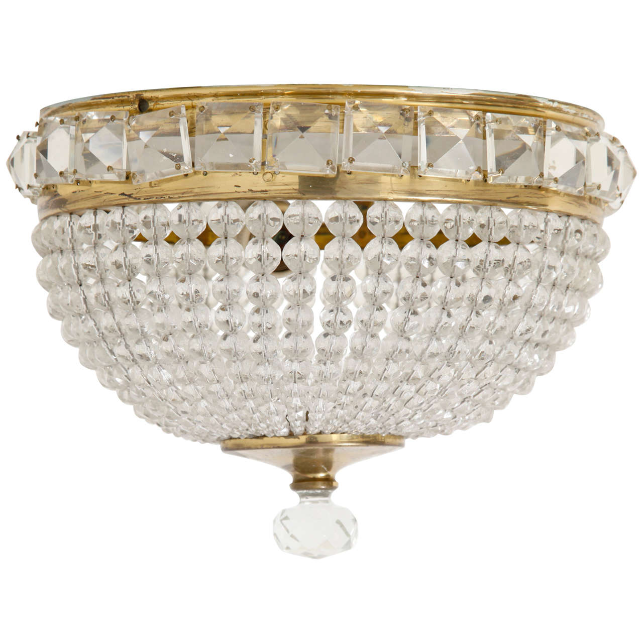Bakalowits & Sohne Sac a Perles Chandelier For Sale