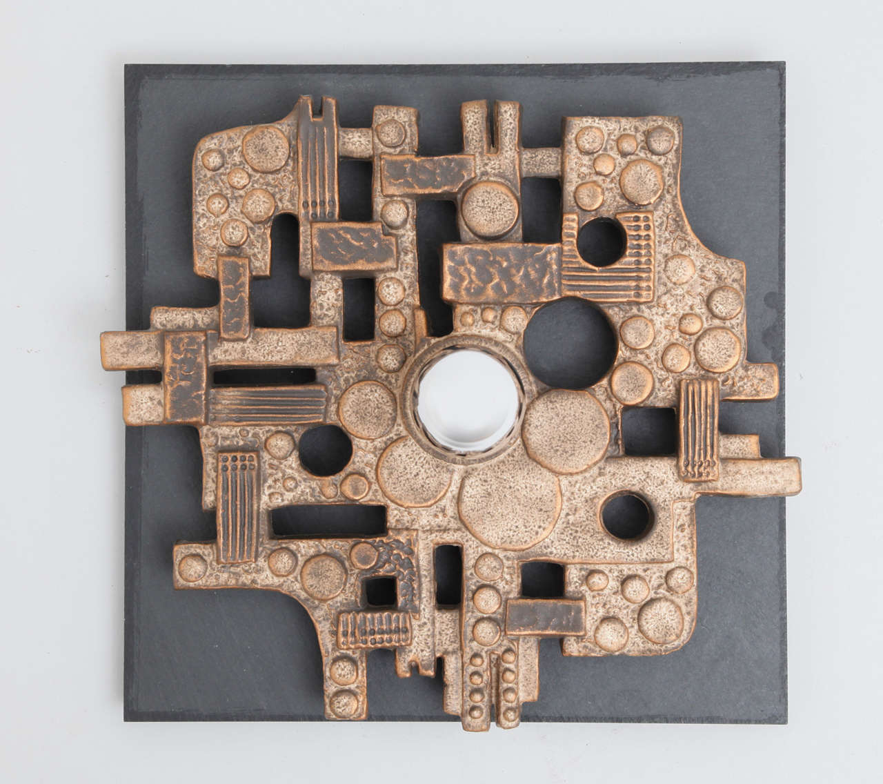 Set of Ceramic Wall Light Sculpture