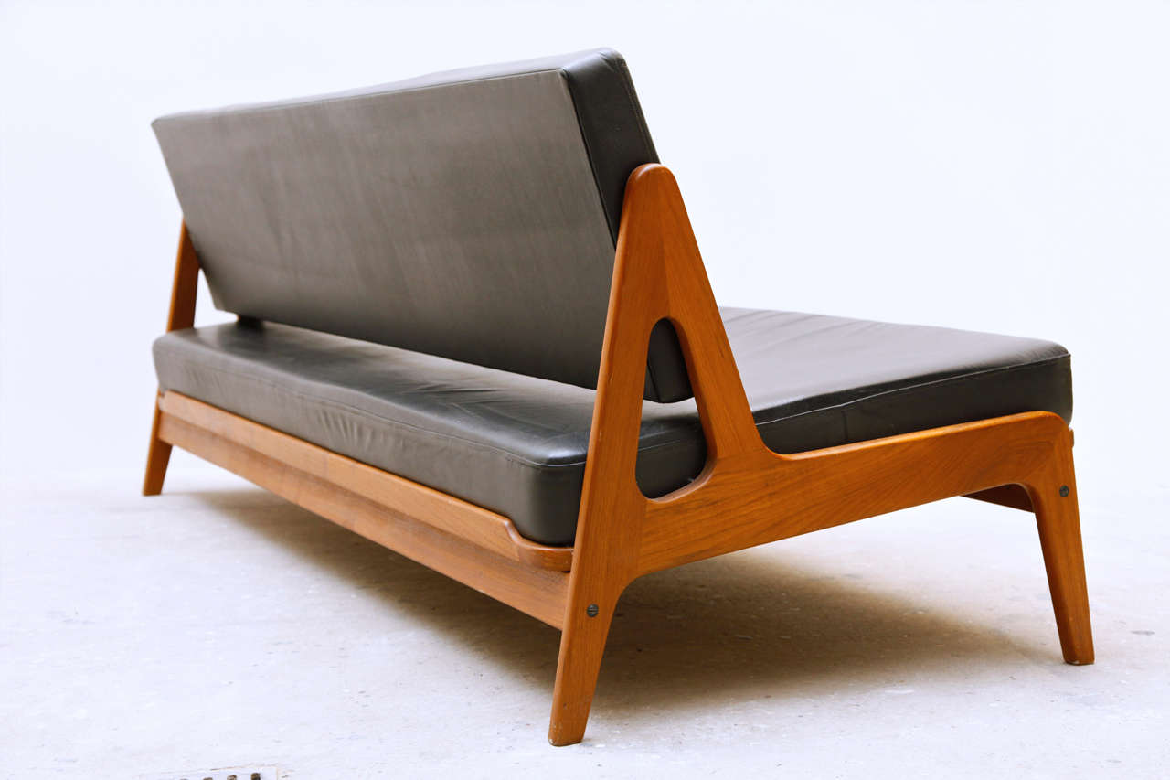 Mid-20th Century Arne Wahl Iversen by Komfort Teak Sofa and Daybed