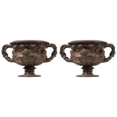 Pair of "Warwick" Grand Tour Vases