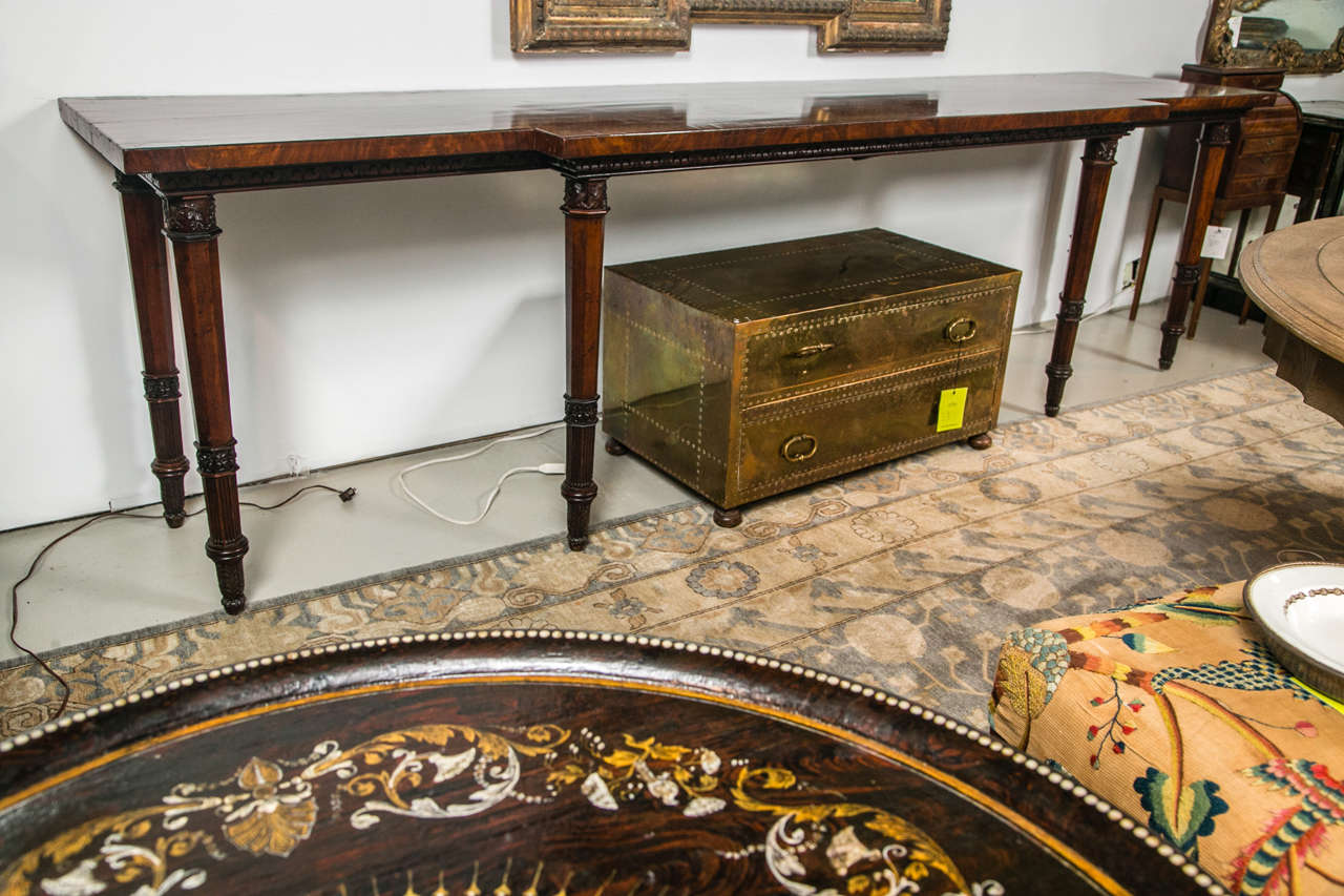 19th c. English Mahogany Hunt Board