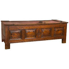 19th C. French Chestnut Coffer