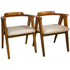 French Wood Chairs