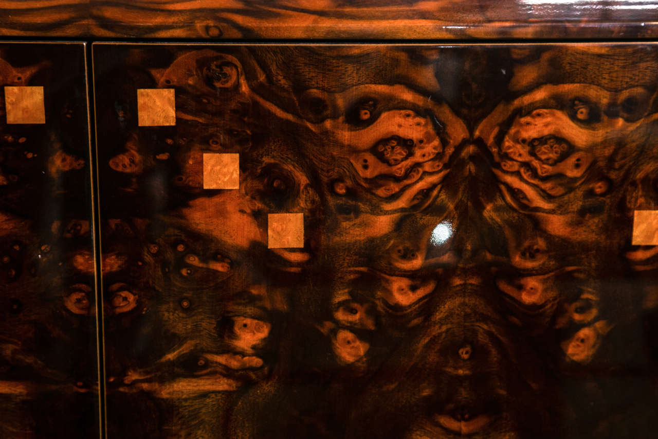 Italian Credenza Rare Burl Veneer 5