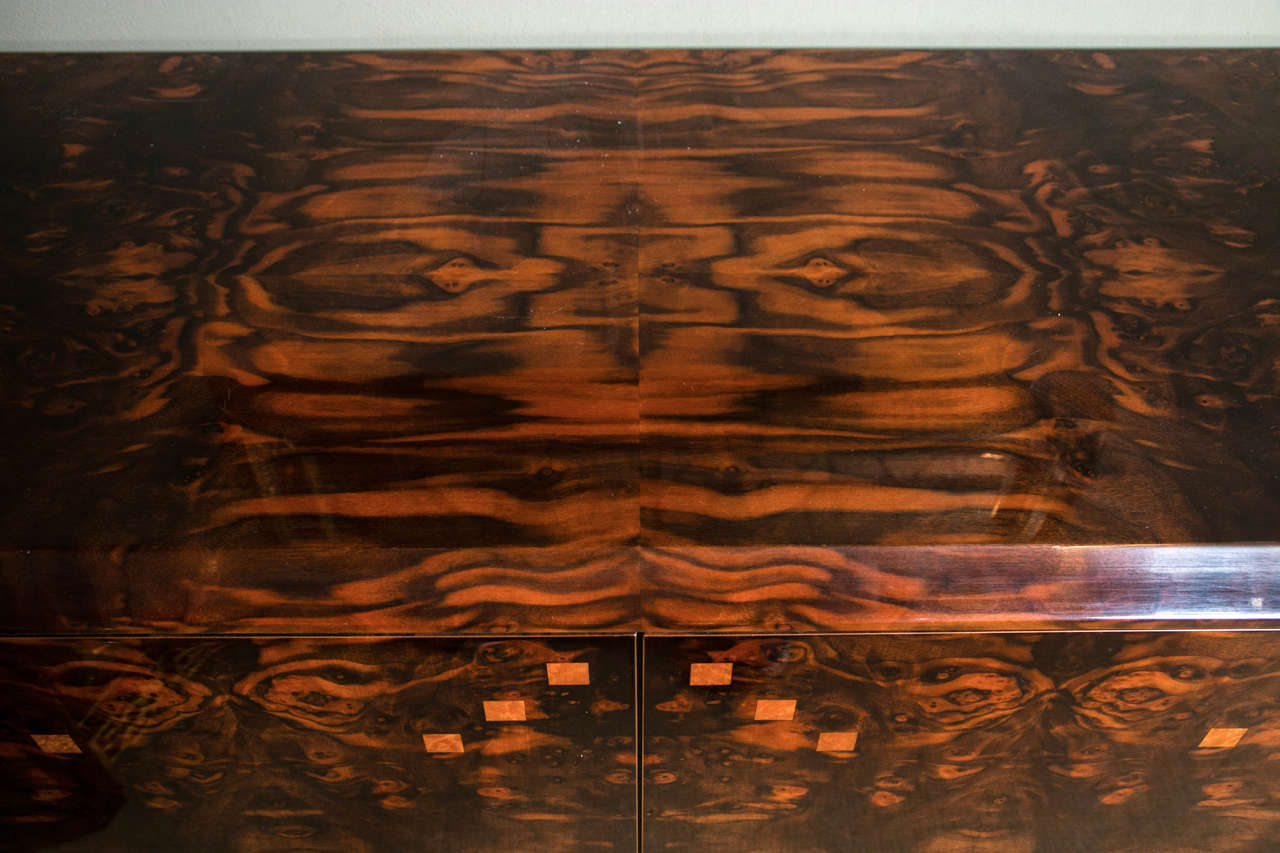 Italian Credenza Rare Burl Veneer 6