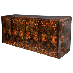 Italian Credenza Rare Burl Veneer