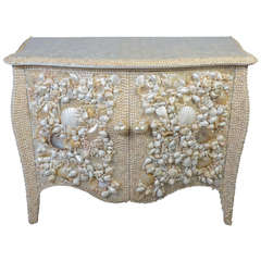 Sumptuous Shell and Mother-of-Pearl Commode