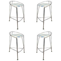 Set of Four Stools by Pascal Mourgue