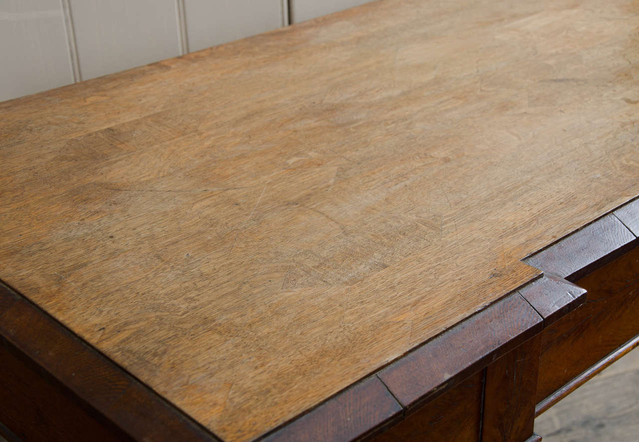 Mid-19th Century Oak Side Table 1