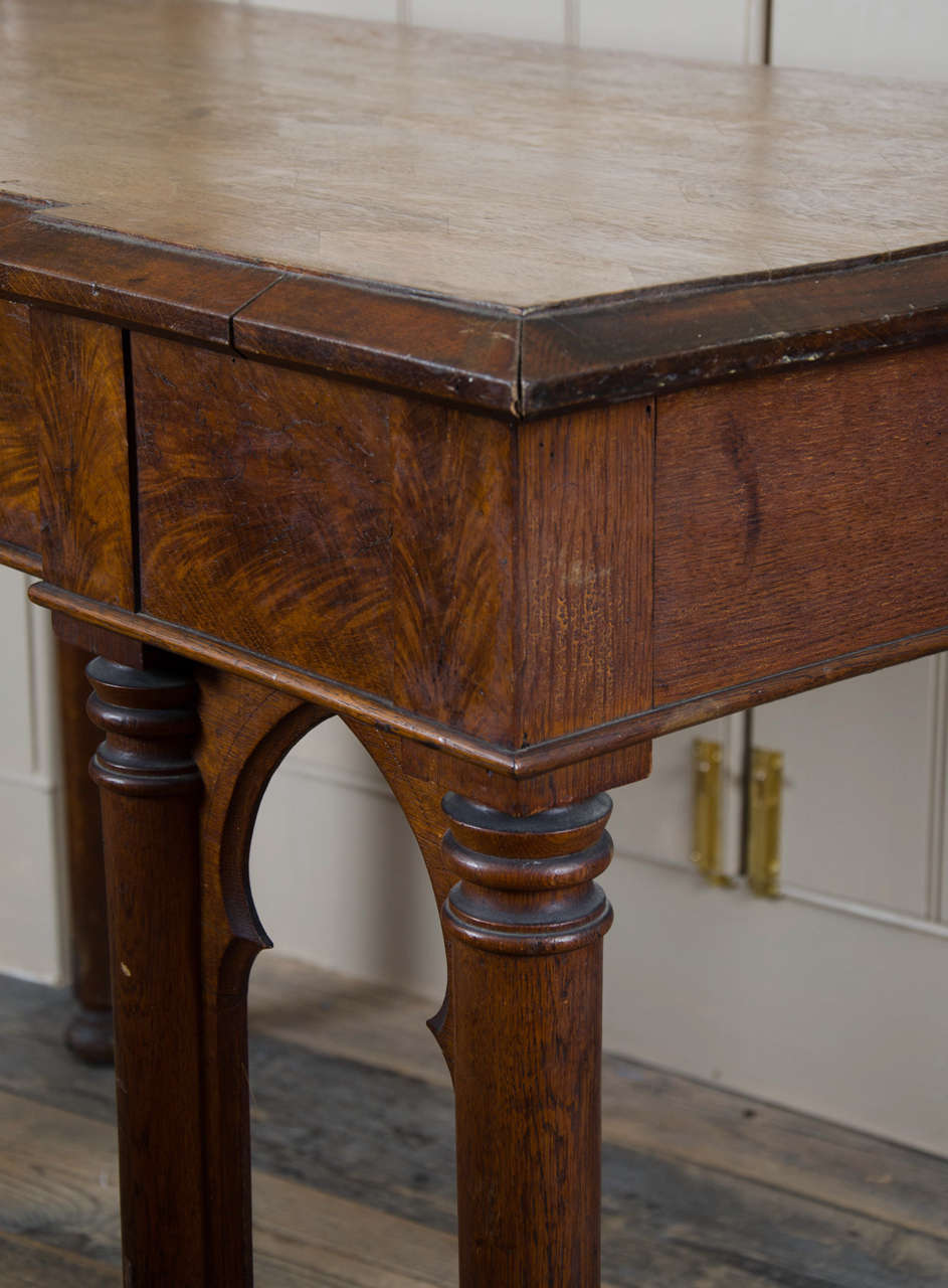 Mid-19th Century Oak Side Table 2