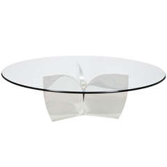 Highly Polished Modern Coffee Table
