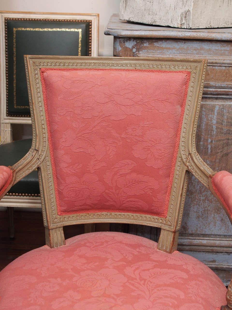 French Pair of Directoire Fauteuils