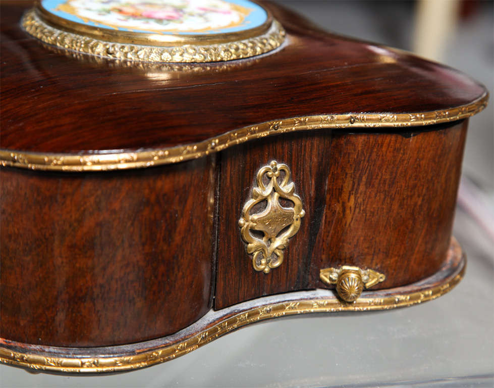 French Sevres Mechanical Jewelry Box 2