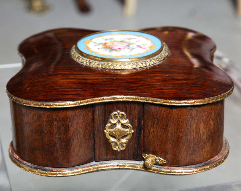 French Sevres Mechanical Jewelry Box 3
