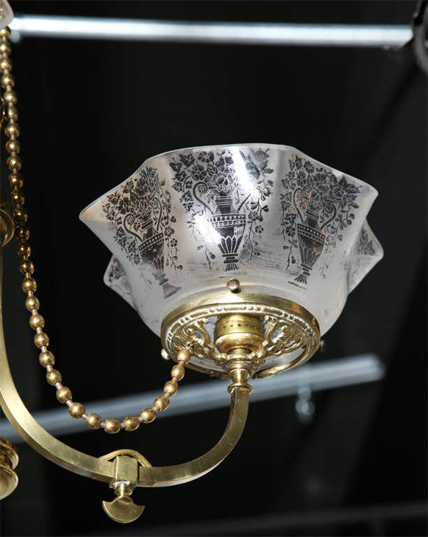 Victorian Antique Brass Light Fixture at 1stDibs antique copper light