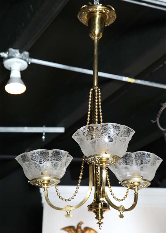 Victorian Antique Brass Light Fixture at 1stDibs antique copper light