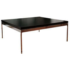 Vintage Florence Knoll Black Coffee table