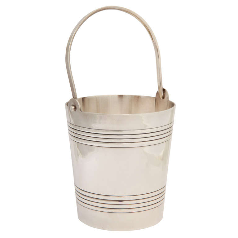 Signed Nickel Silver Mini Champagne Bucket