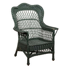 20th Century American Bar Harbor Winged Back Chair