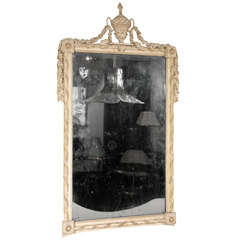 Antique 18th century French painted mirror