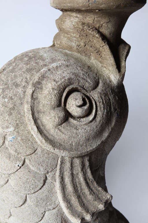 Pair of Stone Dolphin StatuesFrance at 1stDibs