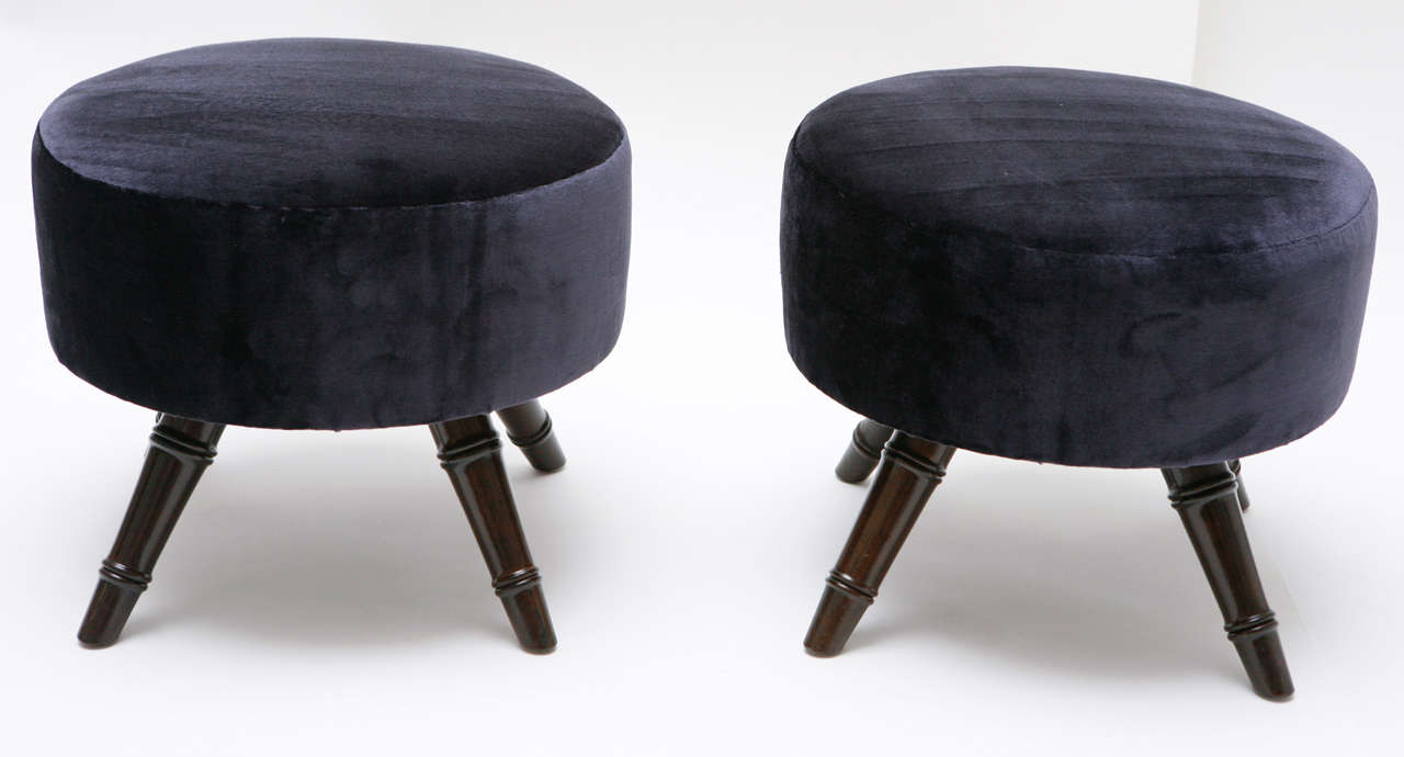 Pair of Swiveling Hostess Stools by William Haines
