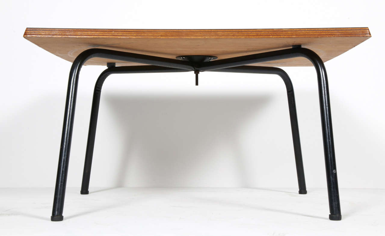 Mid-20th Century Charlotte Perriand, Square Coffee Table, 1953 For Sale