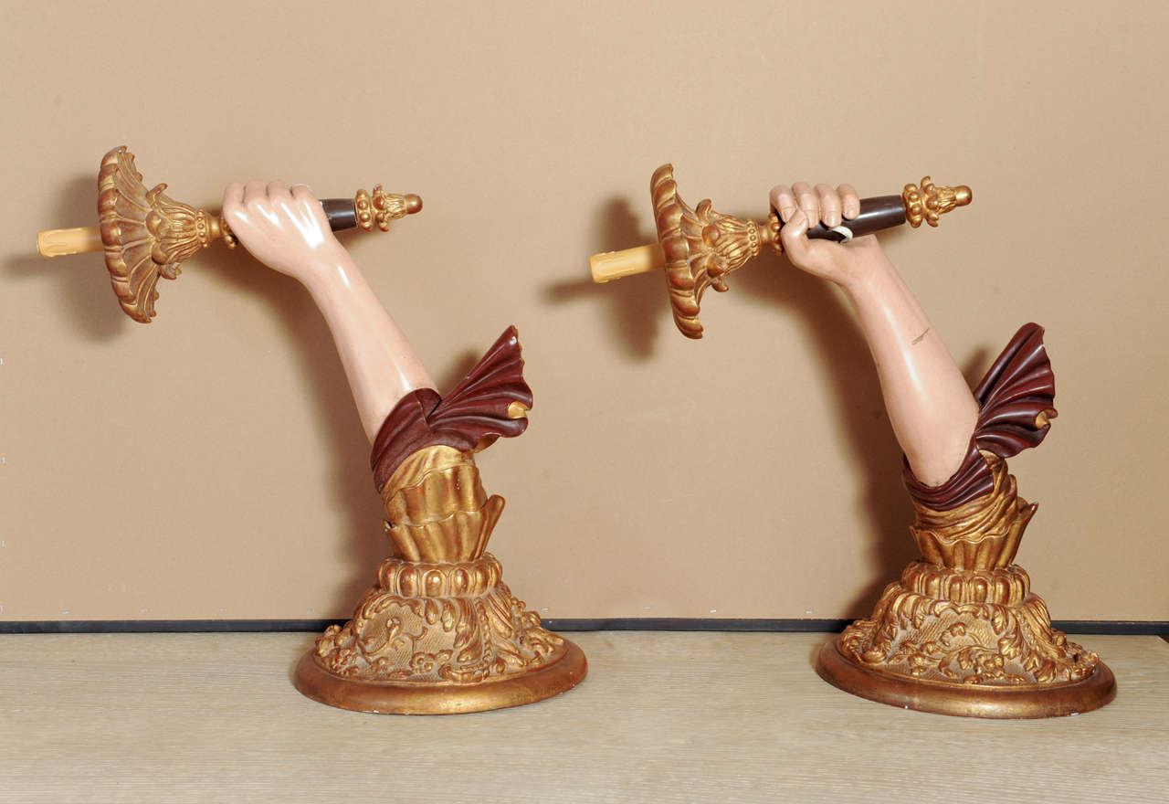 A Pair of Italian Torches