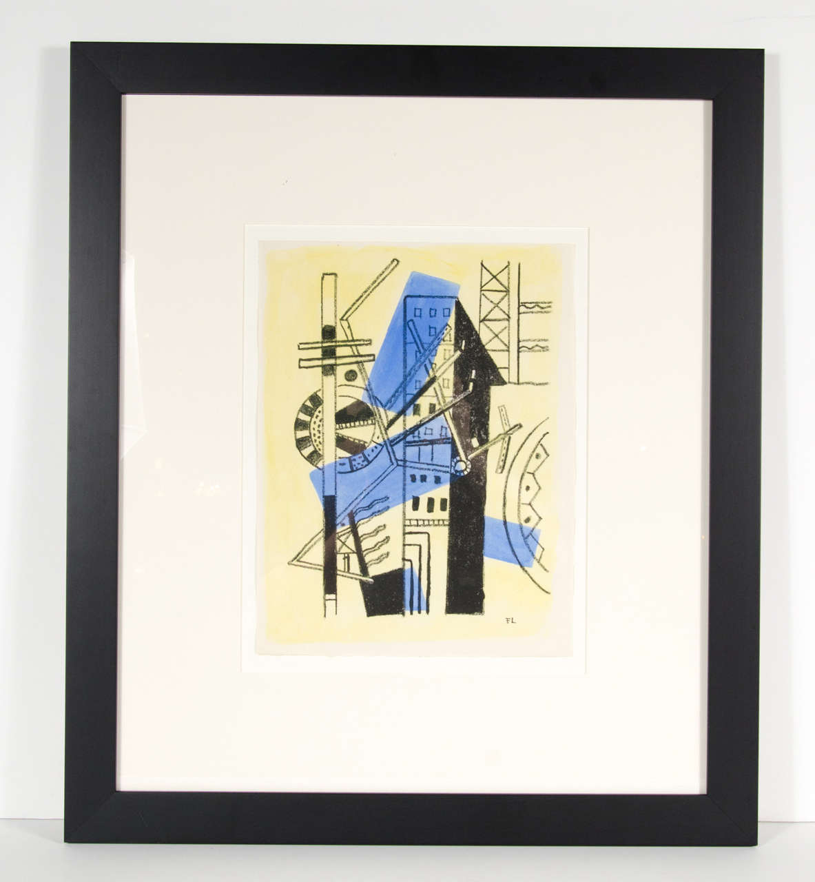 This lithograph in colors is from the rare portfolio Derriere le miroir,published in 1955 a few months after the artists death for the exhibition