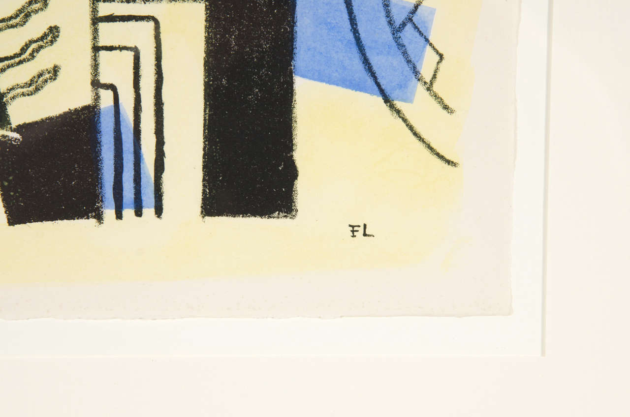 French Art Deco Lithograph by Fernand Leger 