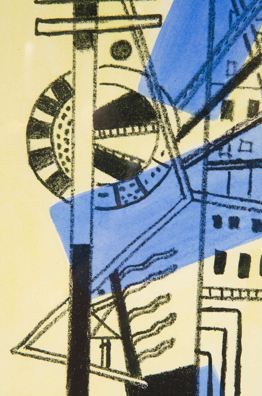 20th Century Art Deco Lithograph by Fernand Leger 