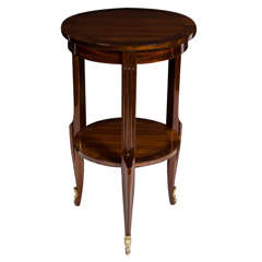 Art Deco Two Tiered Occasional /Drinks Table with Inlay Design