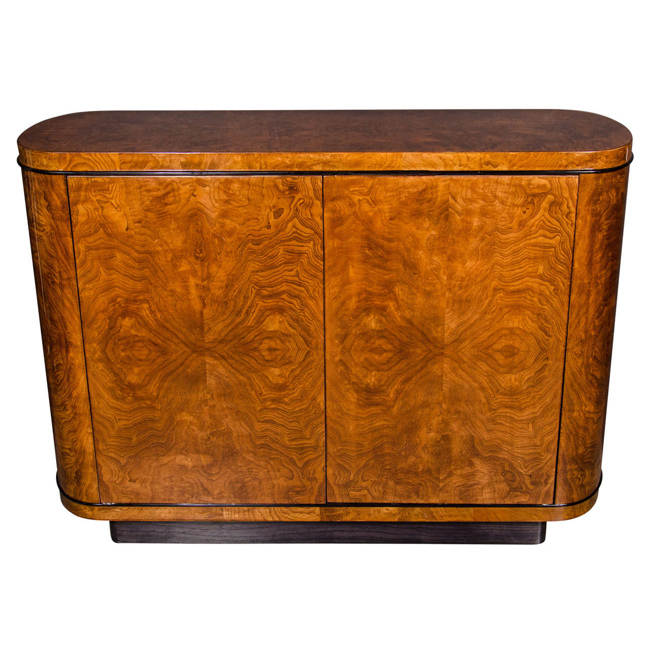 MidCentury Burled Walnut at 1stDibs
