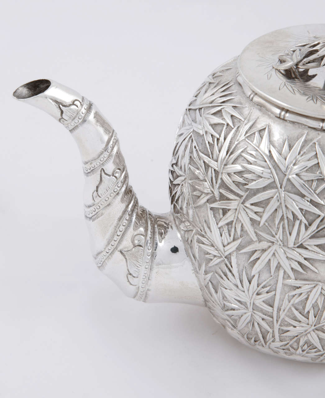 Women's Chinese Export Silver Teaset For Sale