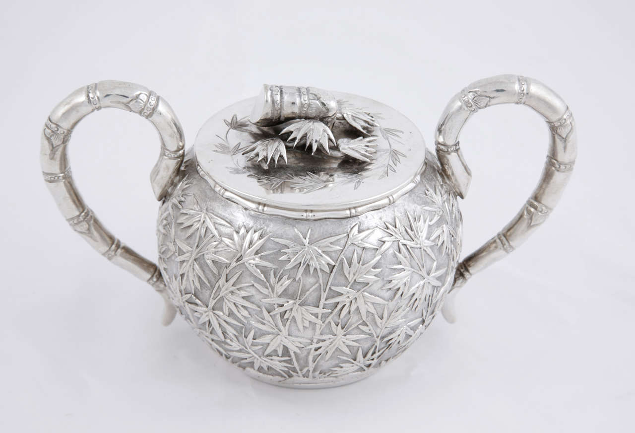 Chinese Export Silver Teaset For Sale 1