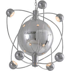 Very Large Atom Shaped Chandelier