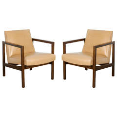 Pair of Chairs by Edward Wormley for Dunbar in the late 50s