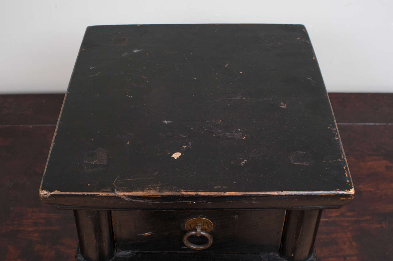 Chinese Footstool with Drawer, 19th C. In Excellent Condition In Washington, DC