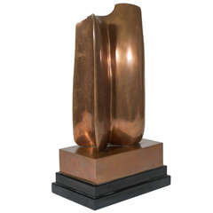 Polished Bronze Sculpture by Anne Harris
