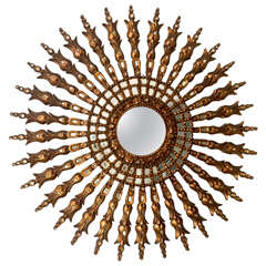 Gilt Sunburst Mirror 2