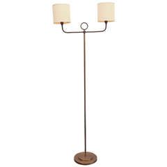 Vintage Brass Italian Floor Lamp