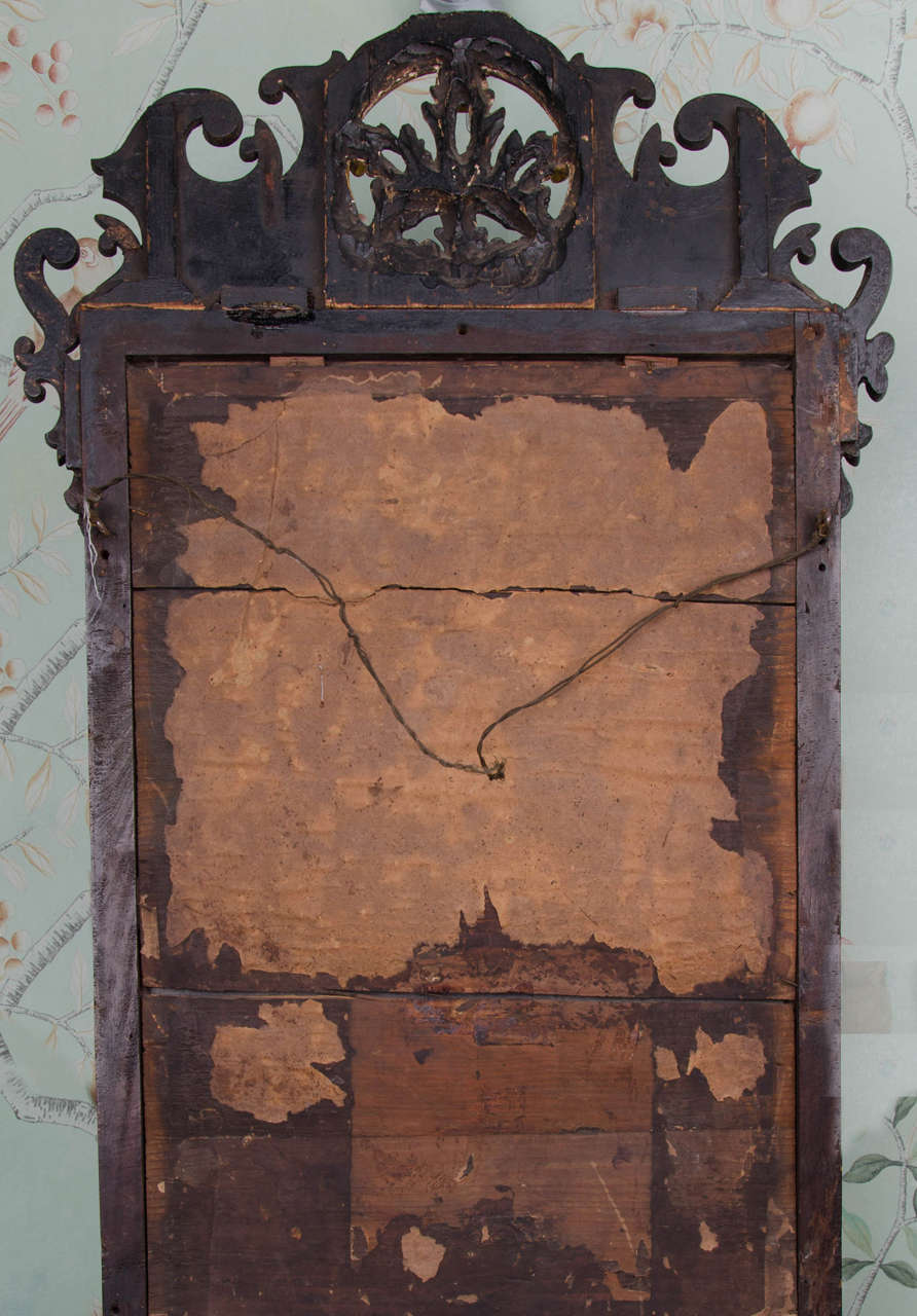 Large Georgian Chippendale Design Looking Glass, circa 1770-1780 2