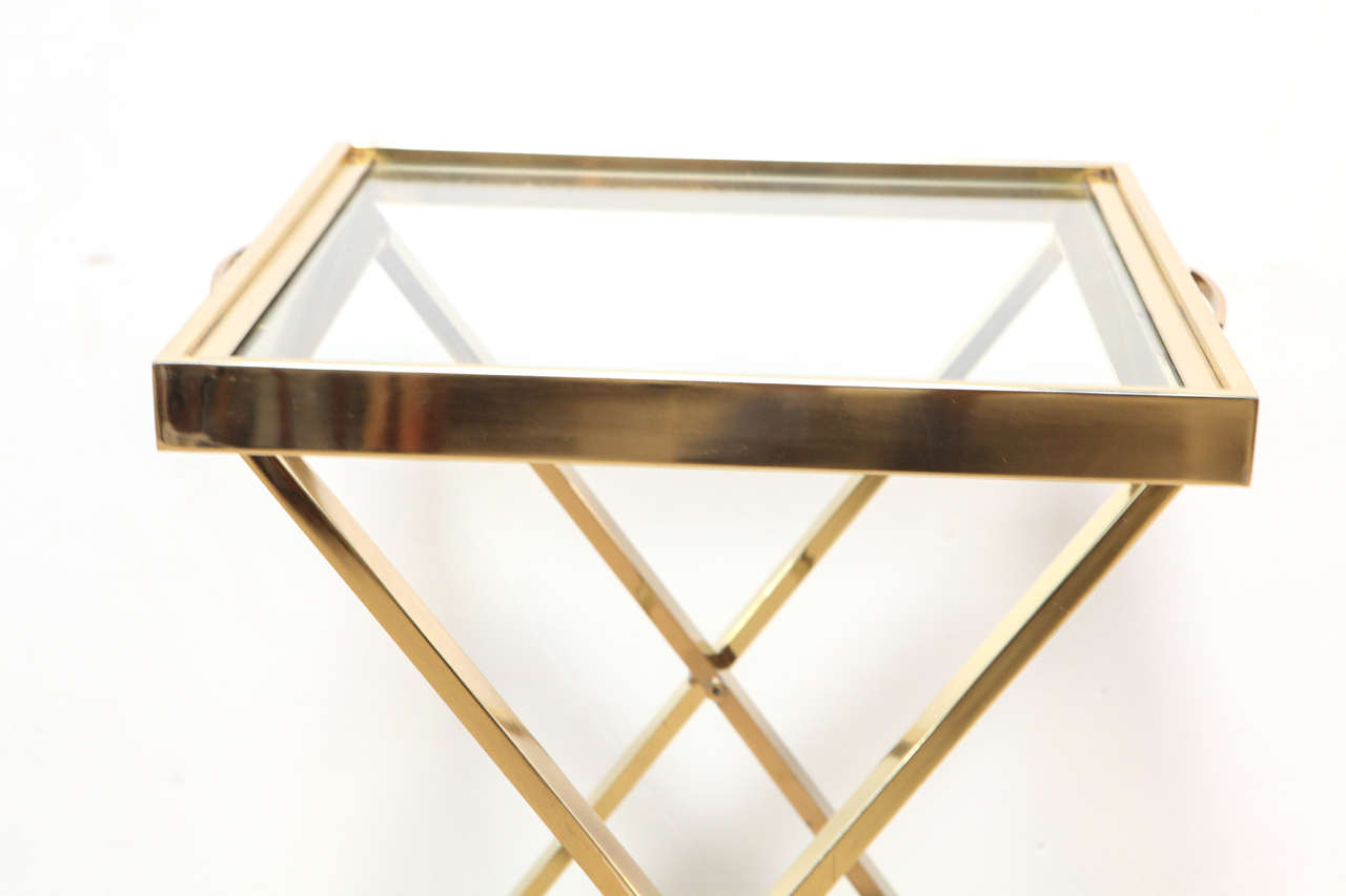 Brass Folding Tray Table 1