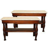 Pair of Neo-Classical Console Tables