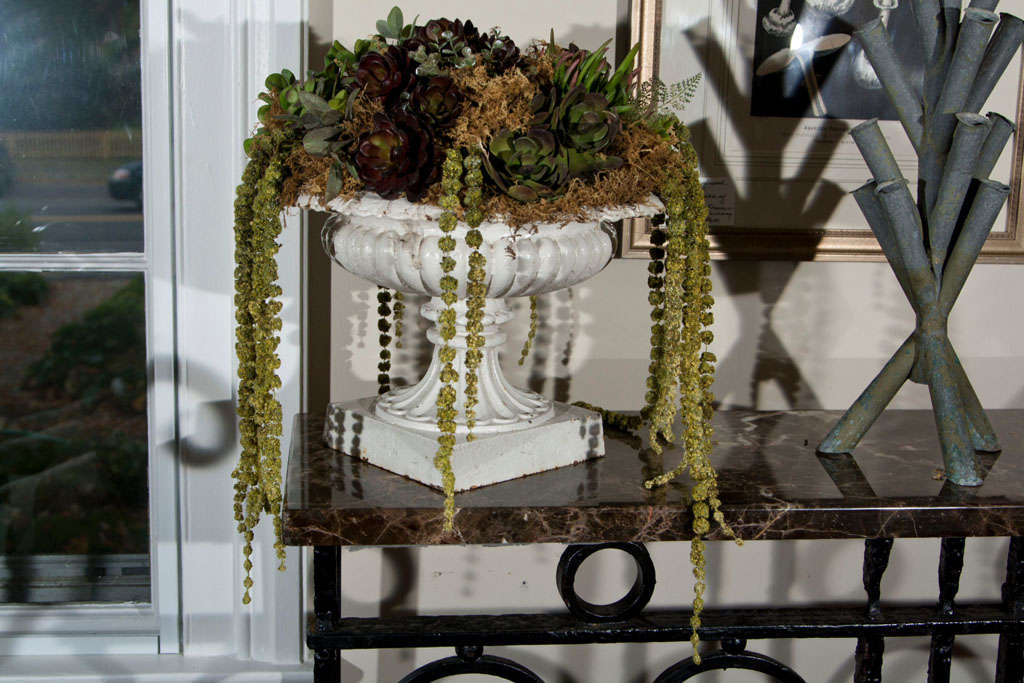 Cast Iron Tazza-Form Urn